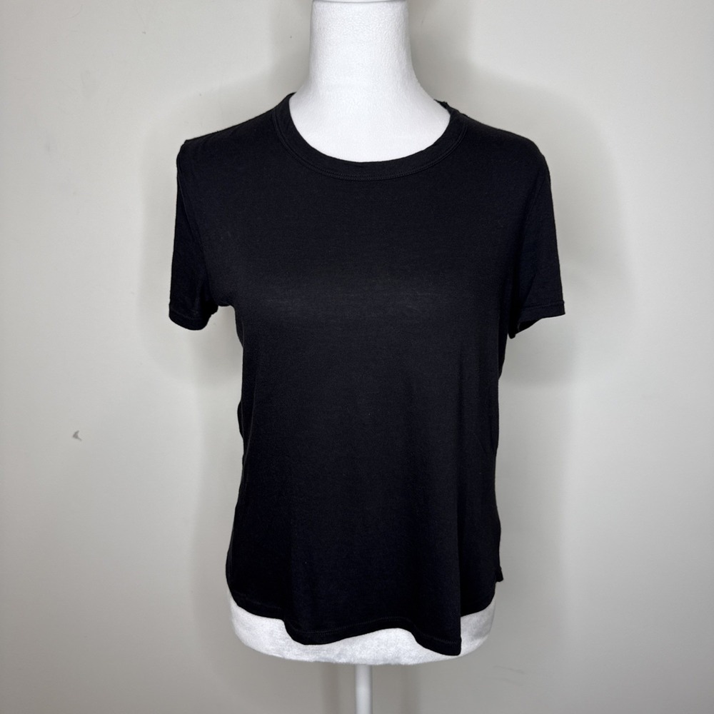 Veronica Beard Jeans Modal Cotton T-Shirt Tee Short Sleeve Crewneck Women's M
